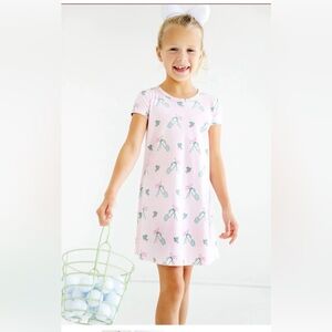 The Beaufort Bonnet Company Pink Nightgown with Green Print